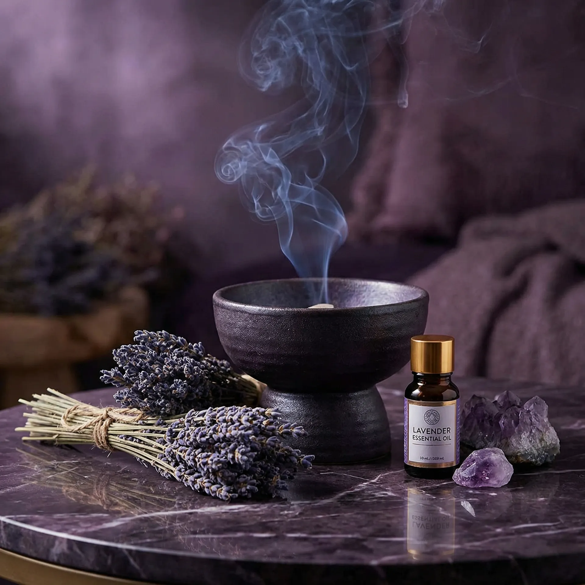 助眠薰衣草香薰 - 秋色之空百度影音 | 灵性好物